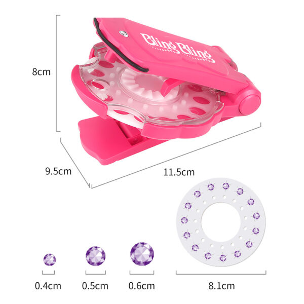 blingbling nail diamonds machine (machine and 360 diamonds) - Image 4
