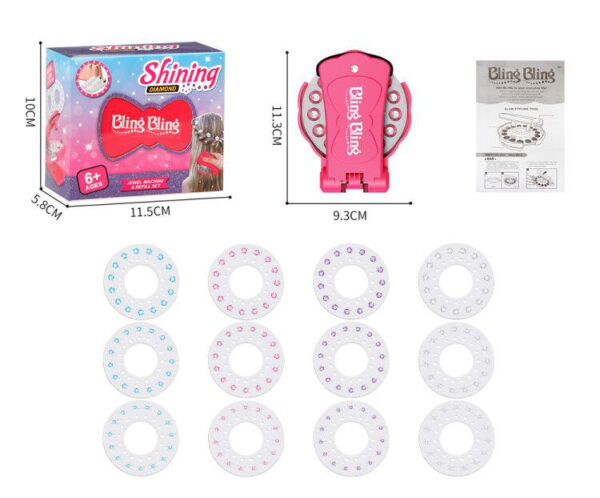 blingbling nail diamonds machine (machine and 360 diamonds) - Image 2