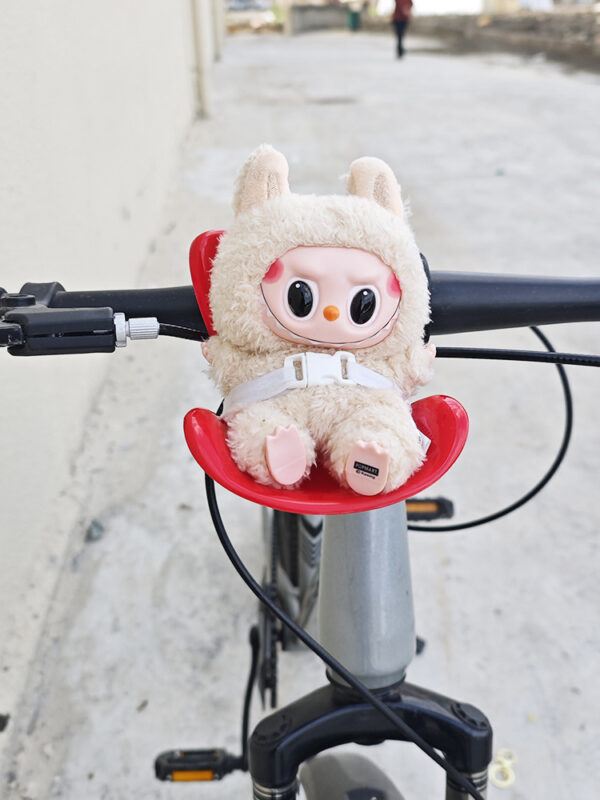 labubu bicycle doll seat