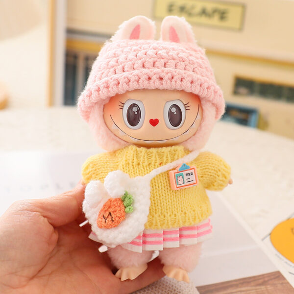 Labubu yarn crochet clothing set  no doll include - Image 4