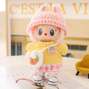 Labubu yarn crochet clothing set  no doll include