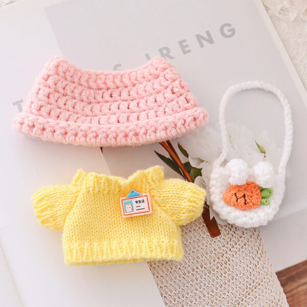 Labubu yarn crochet clothing set  no doll include - Image 2