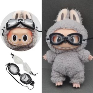 Labubu doll swim goggles