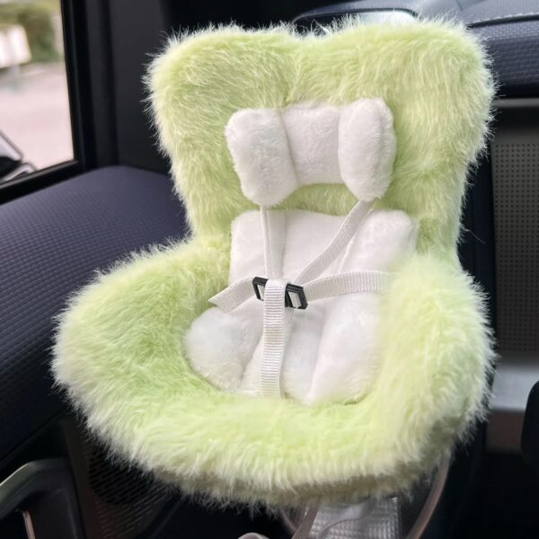 labubu doll car safety fluffy seat - Image 7