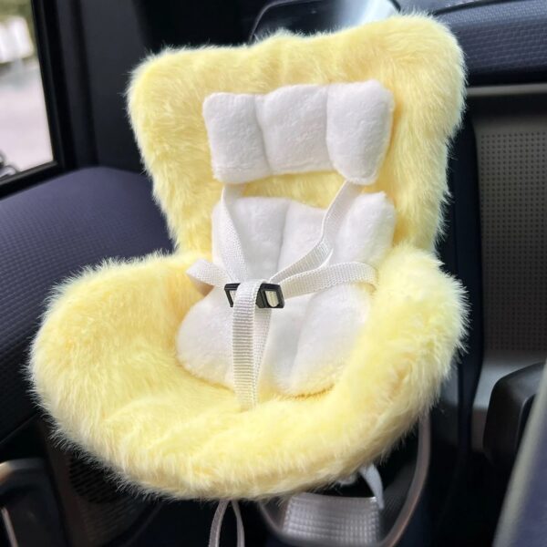 labubu doll car safety fluffy seat - Image 6