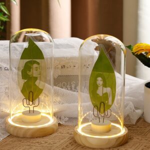 leaf carving unique gift carve your photo on the leaves