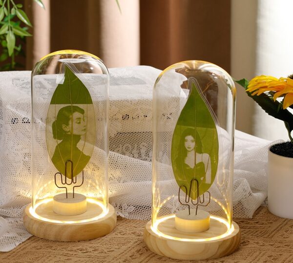 leaf carving unique gift carve your photo on the leaves
